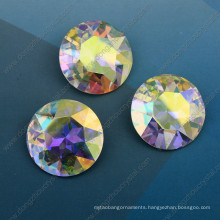 Round 27mm Ab Point Back Crystal Loose Stones (DZ-3001)